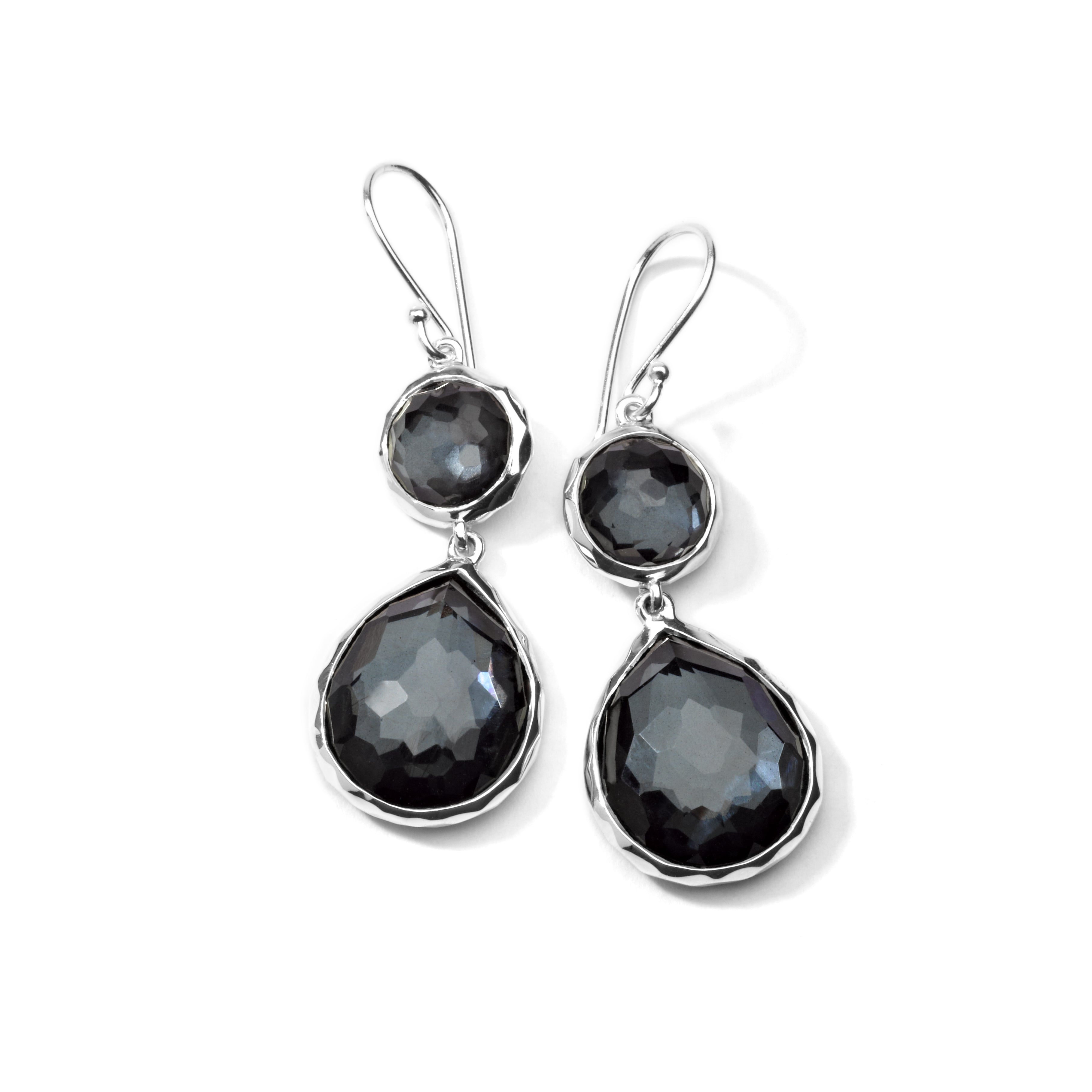 Small Two Leaf 925 Sterling Silver White Pearl Grape Cluster  IPPOLITA Wonderland Lollipop Sterling Silver Grape Mother of Pearl Earrings main image 1