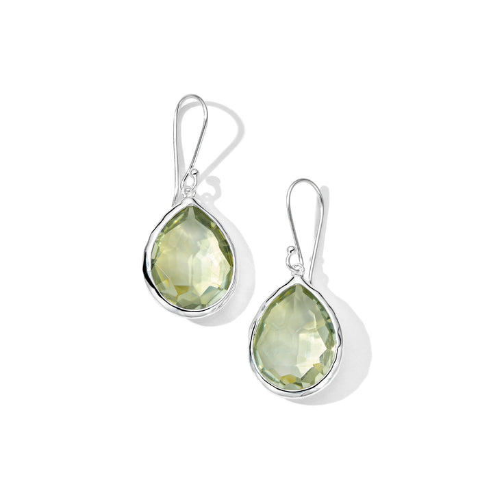 Prasiolite 925 Silver Rock Candy Teardrop Earrings - Product View | IPPOLITA
