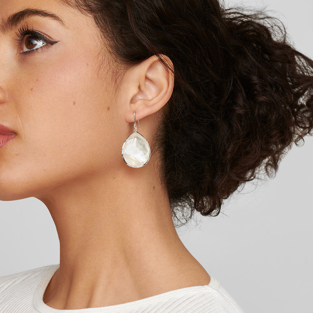 Large Teardrop Earings in Sterling Silver IPPOLITA