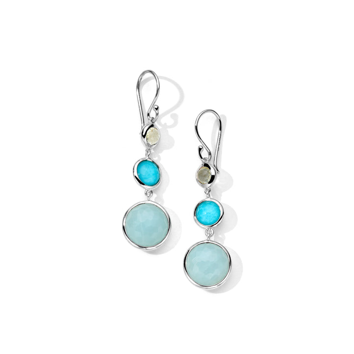 Lollitini 3-Stone Drop Earrings