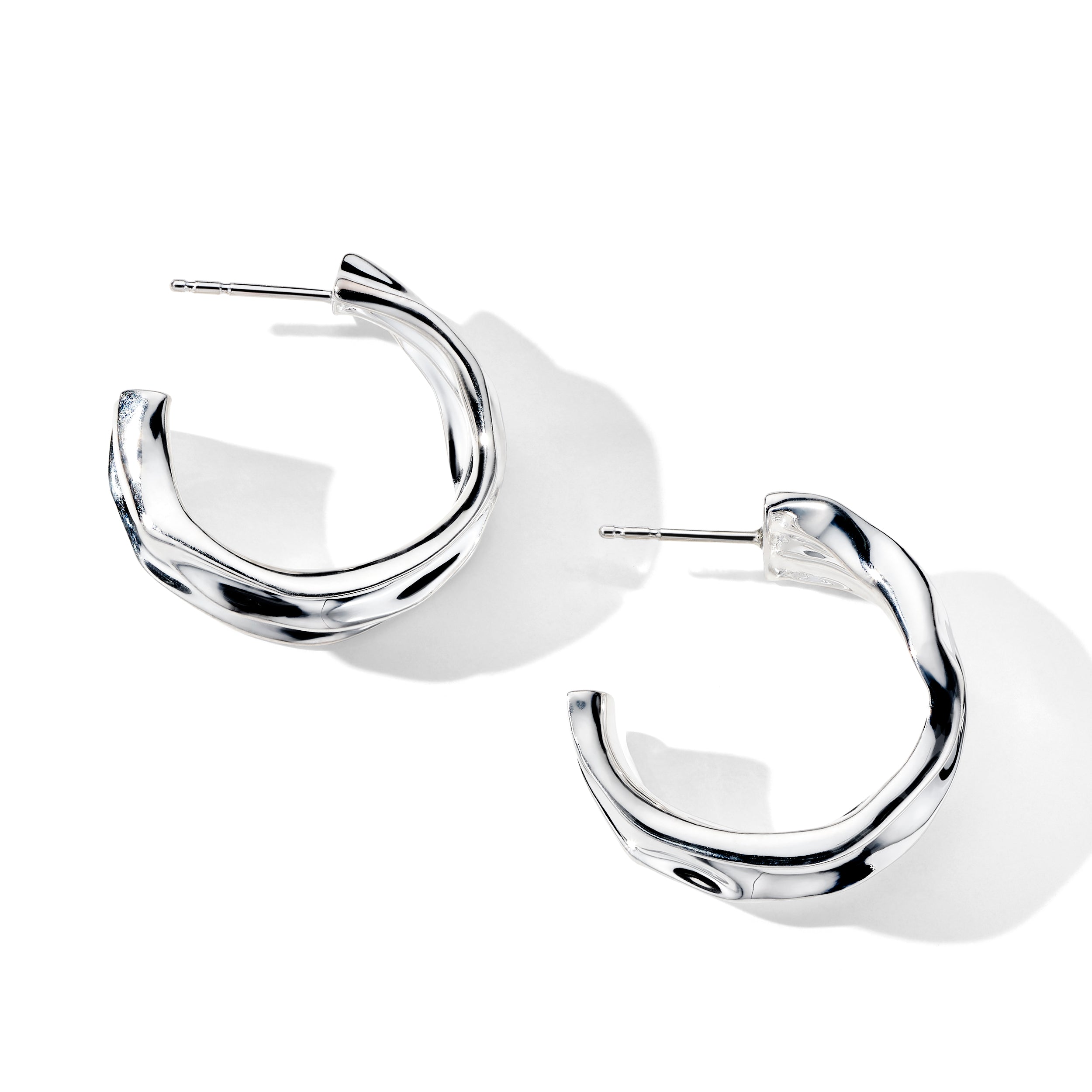 925 Classico Crush #2 Hoop Earrings – IPPOLITA