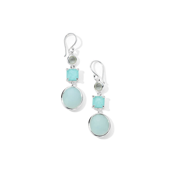 Small Multi-Stone Drop Earrings