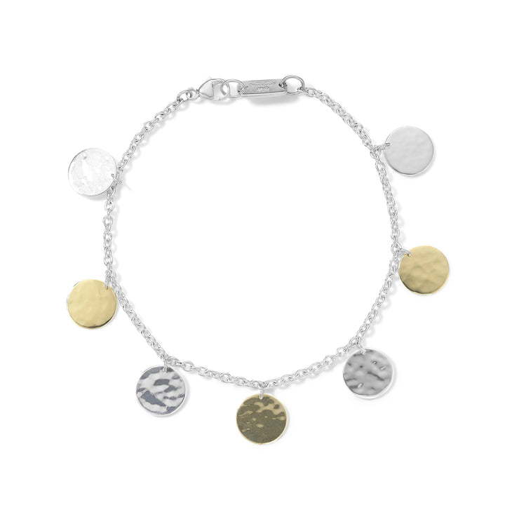 Hammered Paillette Bracelet