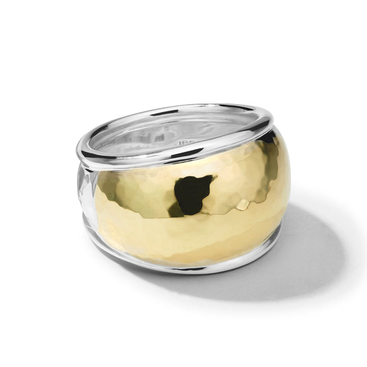 Mixed Metal Goddess Dome Ring