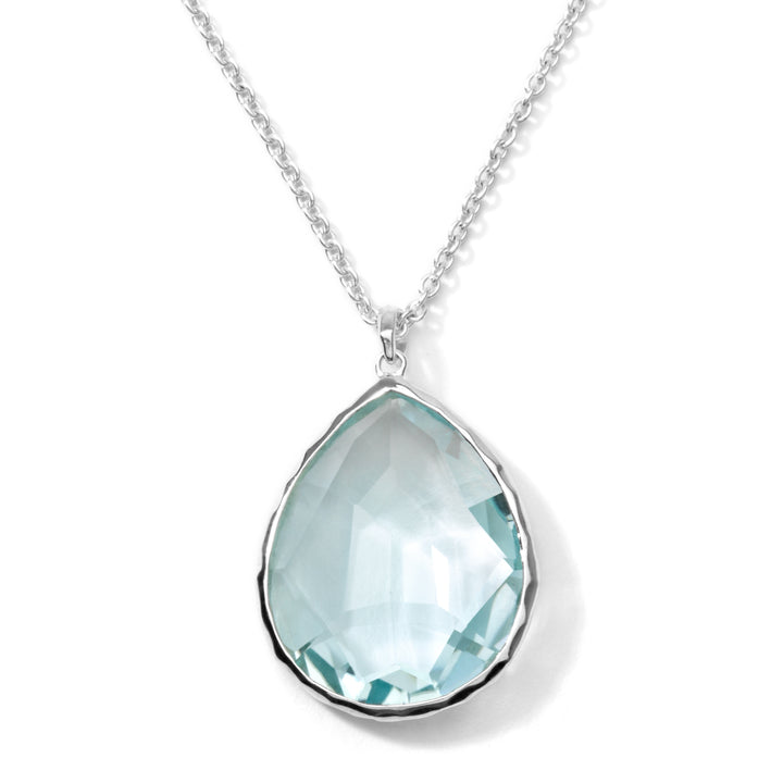 Large Teardrop Pendant Necklace