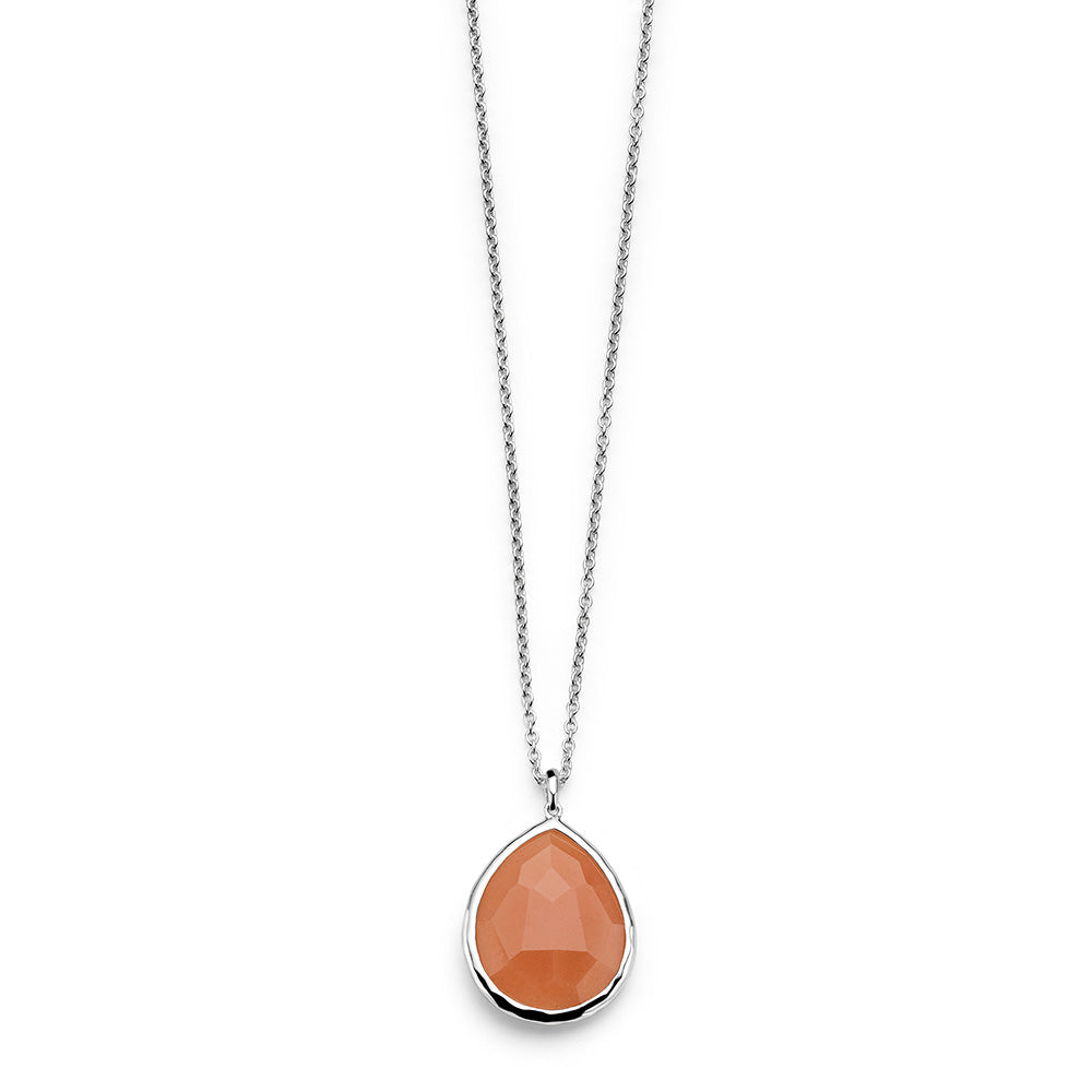 Large Teardrop Pendant Necklace