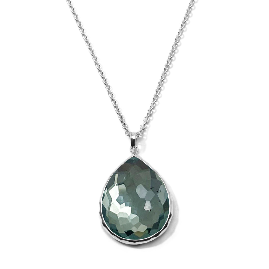Large Teardrop Pendant Necklace