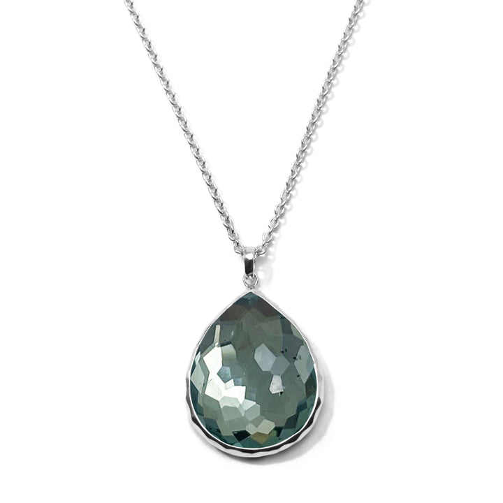 Large Teardrop Pendant Necklace