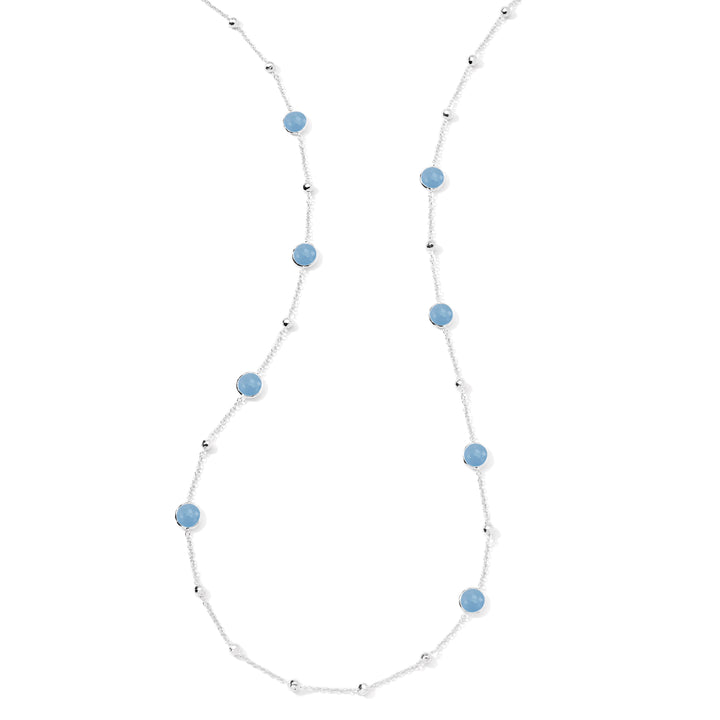 Ball and Stone Station Necklace