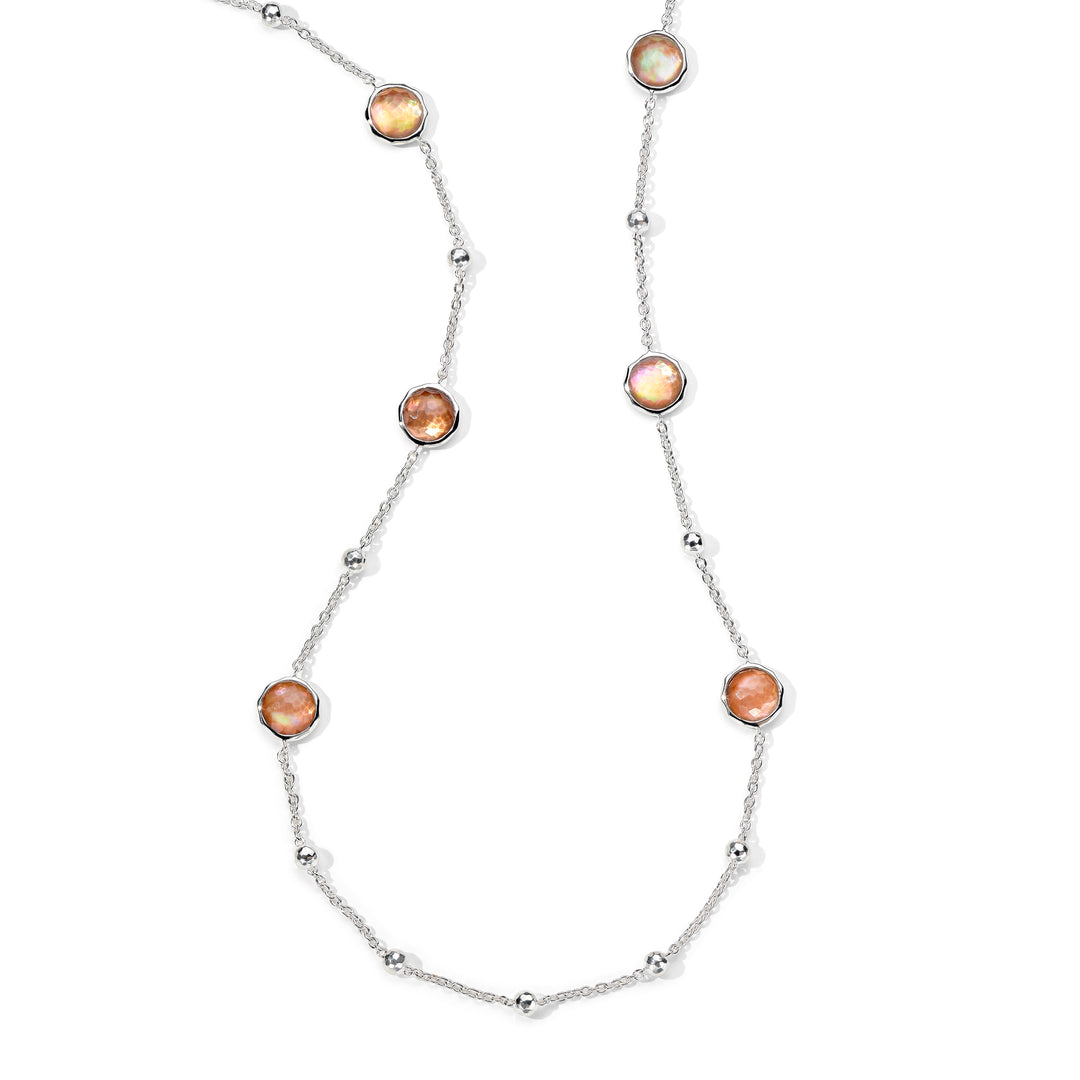 Ball & Stone Station Necklace