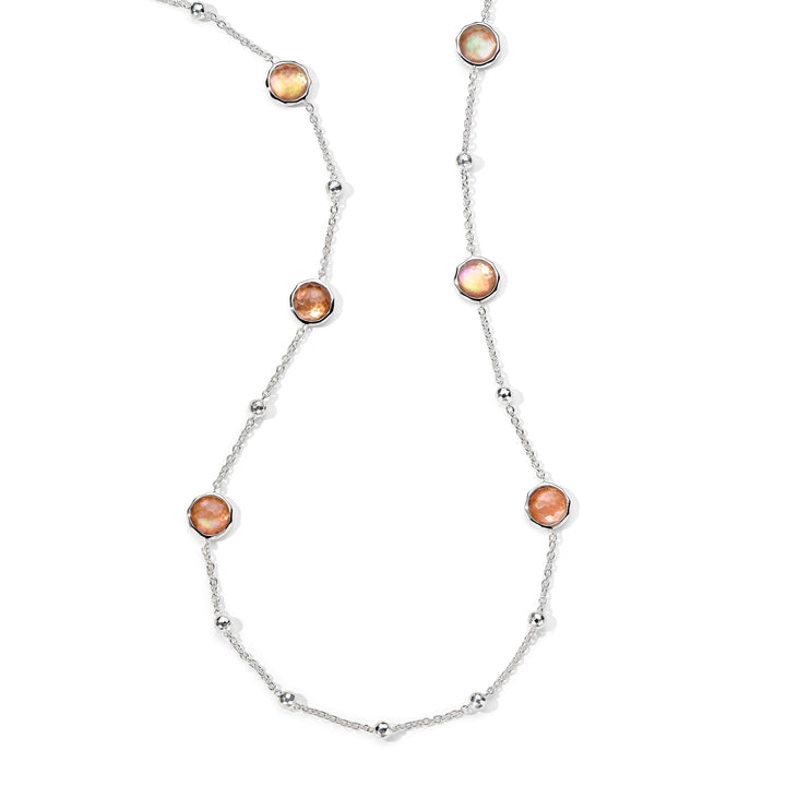Ball & Stone Station Necklace