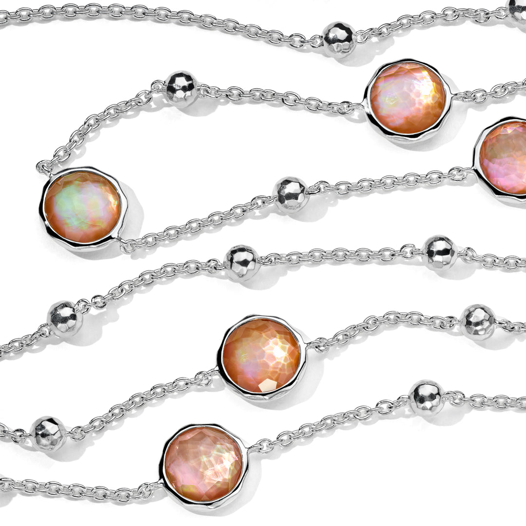 Ball & Stone Station Necklace