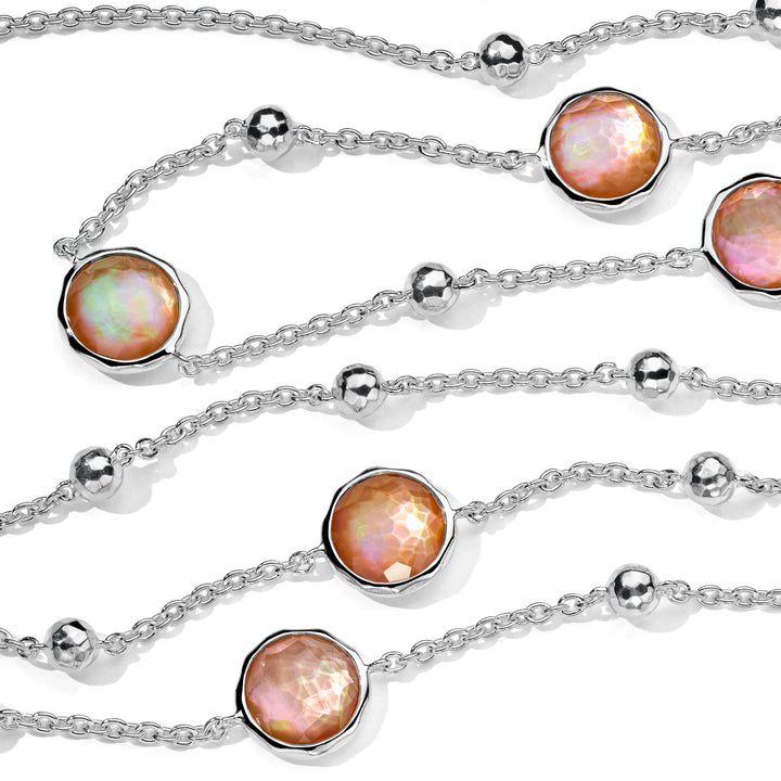 Ball & Stone Station Necklace
