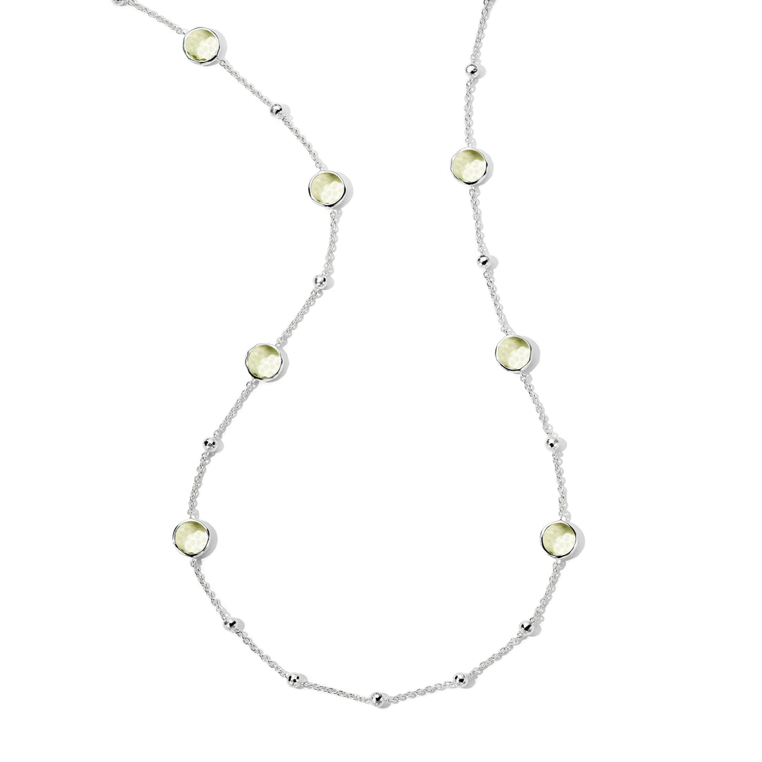 Ball & Stone Station Necklace