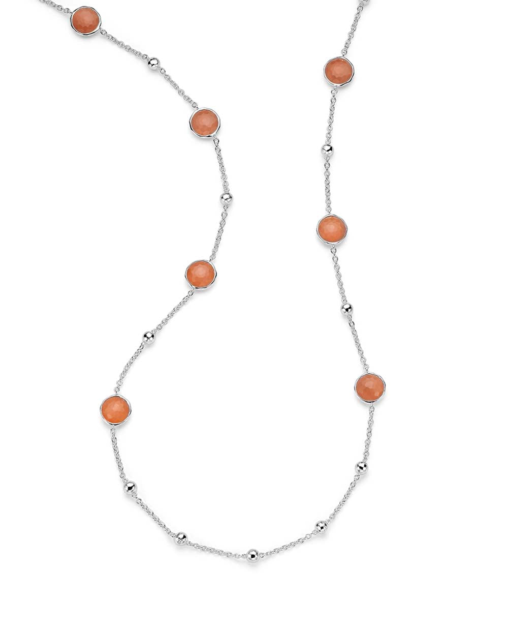 Ball & Stone Station Necklace
