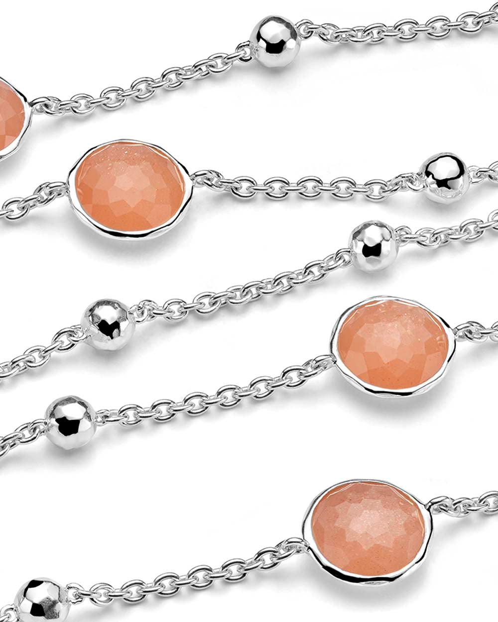 Ball & Stone Station Necklace