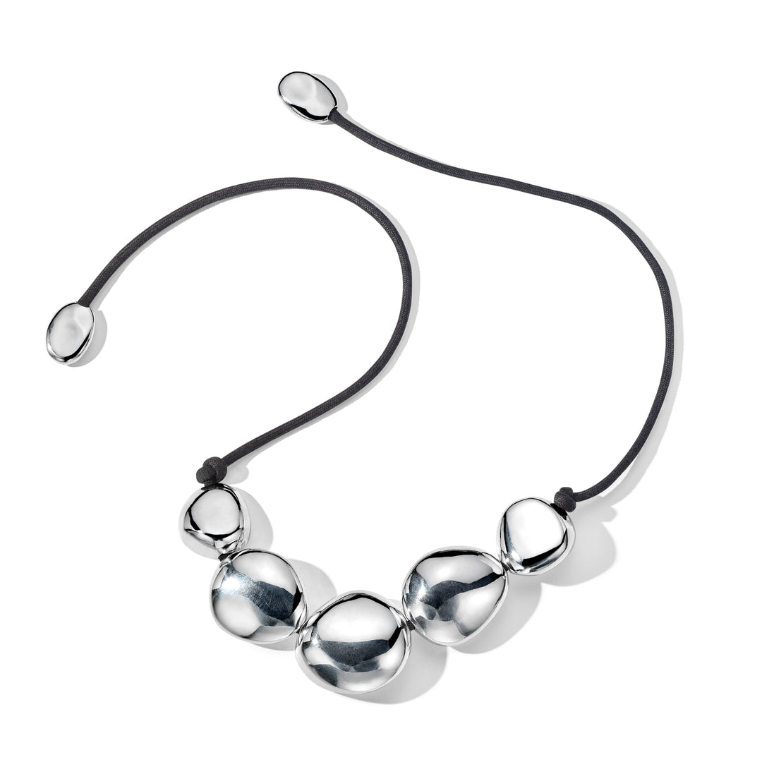 Large Graduated Necklace on Cord 30"