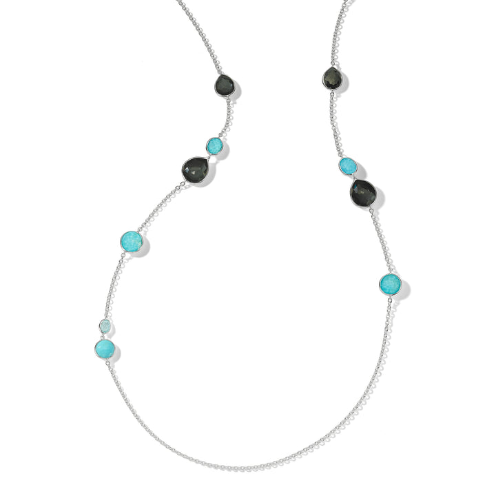 Mixed Stone Long Necklace