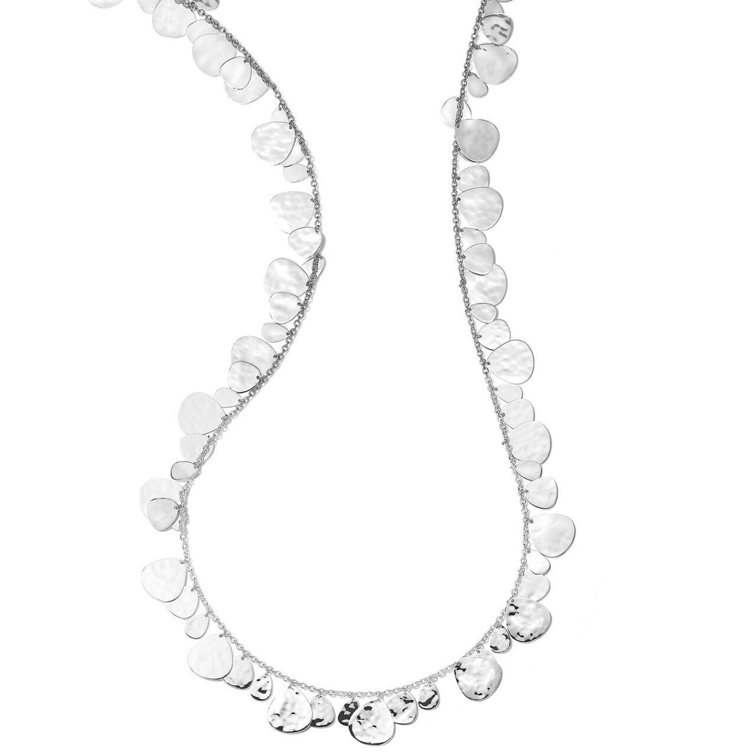 Crinkle Hammered Nomad Necklace