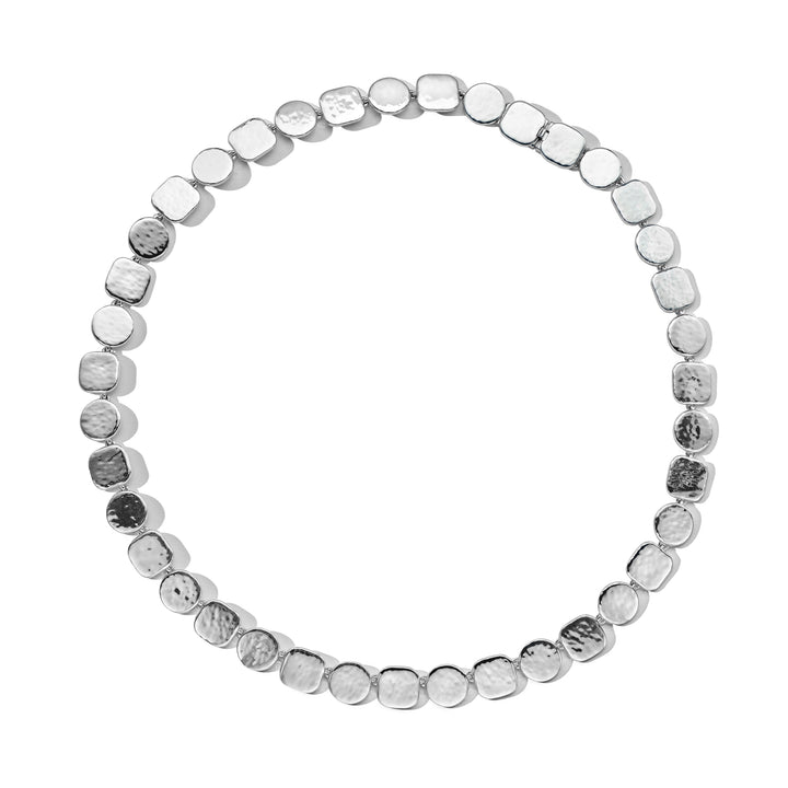 Hammered Surface Flexible Necklace