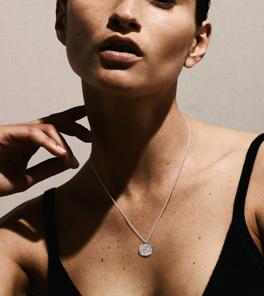 Medium Flower Pendant Necklace