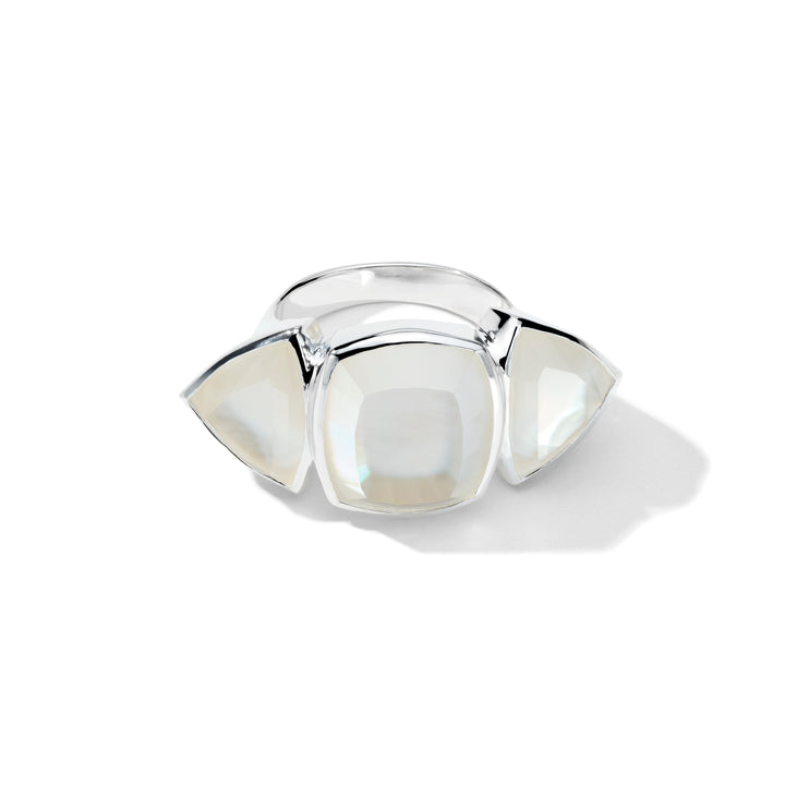 Large Mixed-Cut Cushion & Trillion Ring