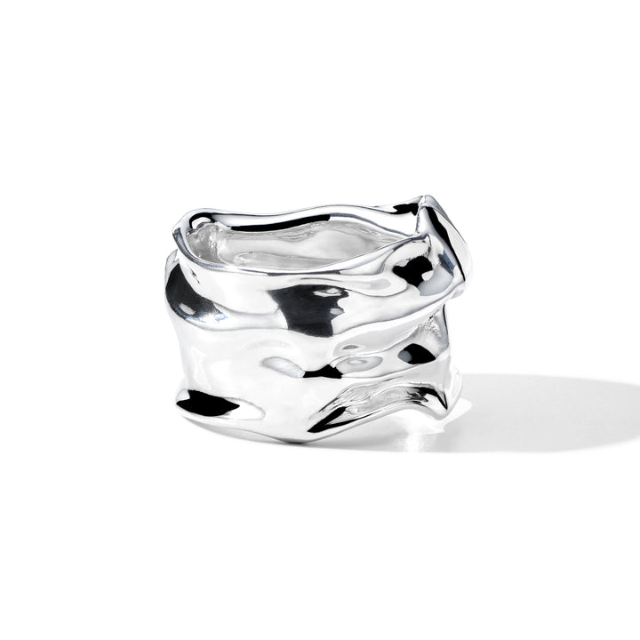 925 Sterling Silver Crush Ring - Front View | IPPOLITA
