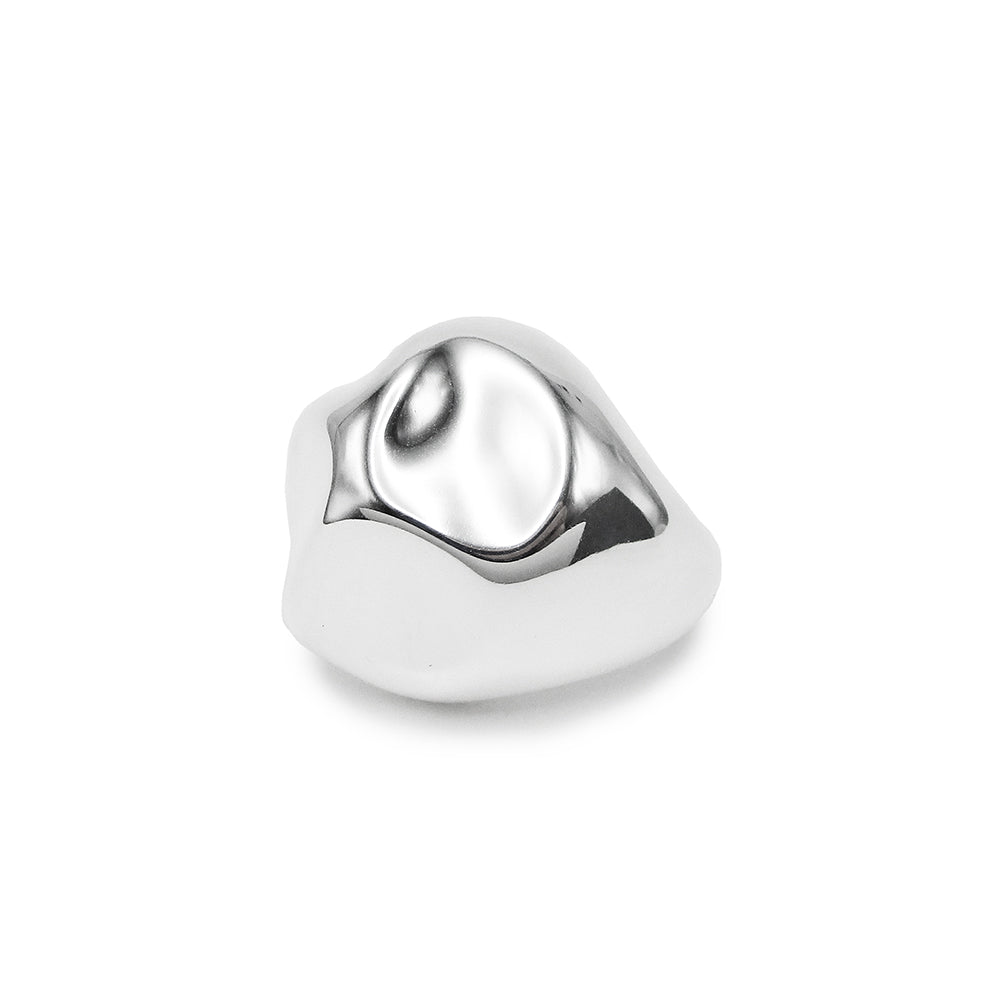 Large Sculpted Pinch Dome Ring