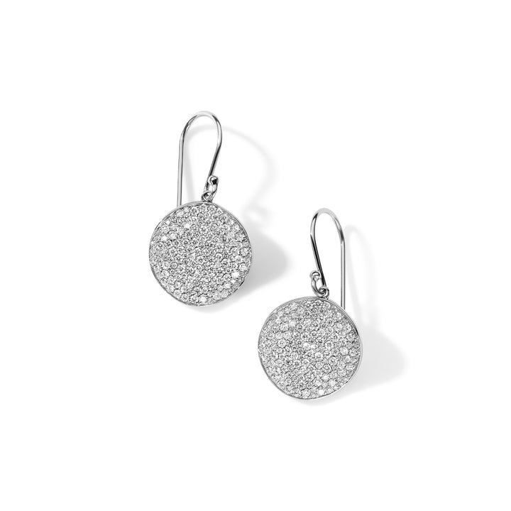 Medium Flower Diamonds Drop Earrings  (1.24ctw)