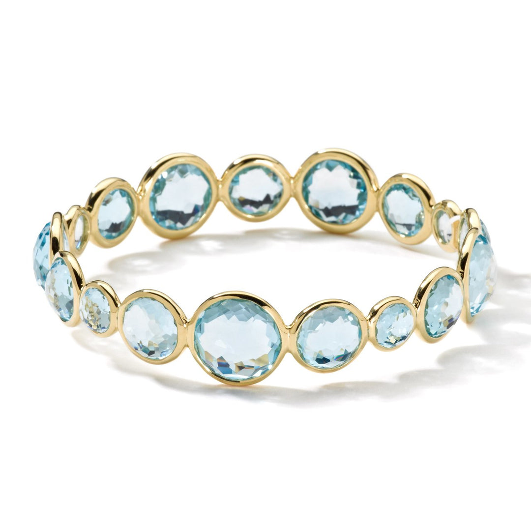 Large All Around Stone Bangle