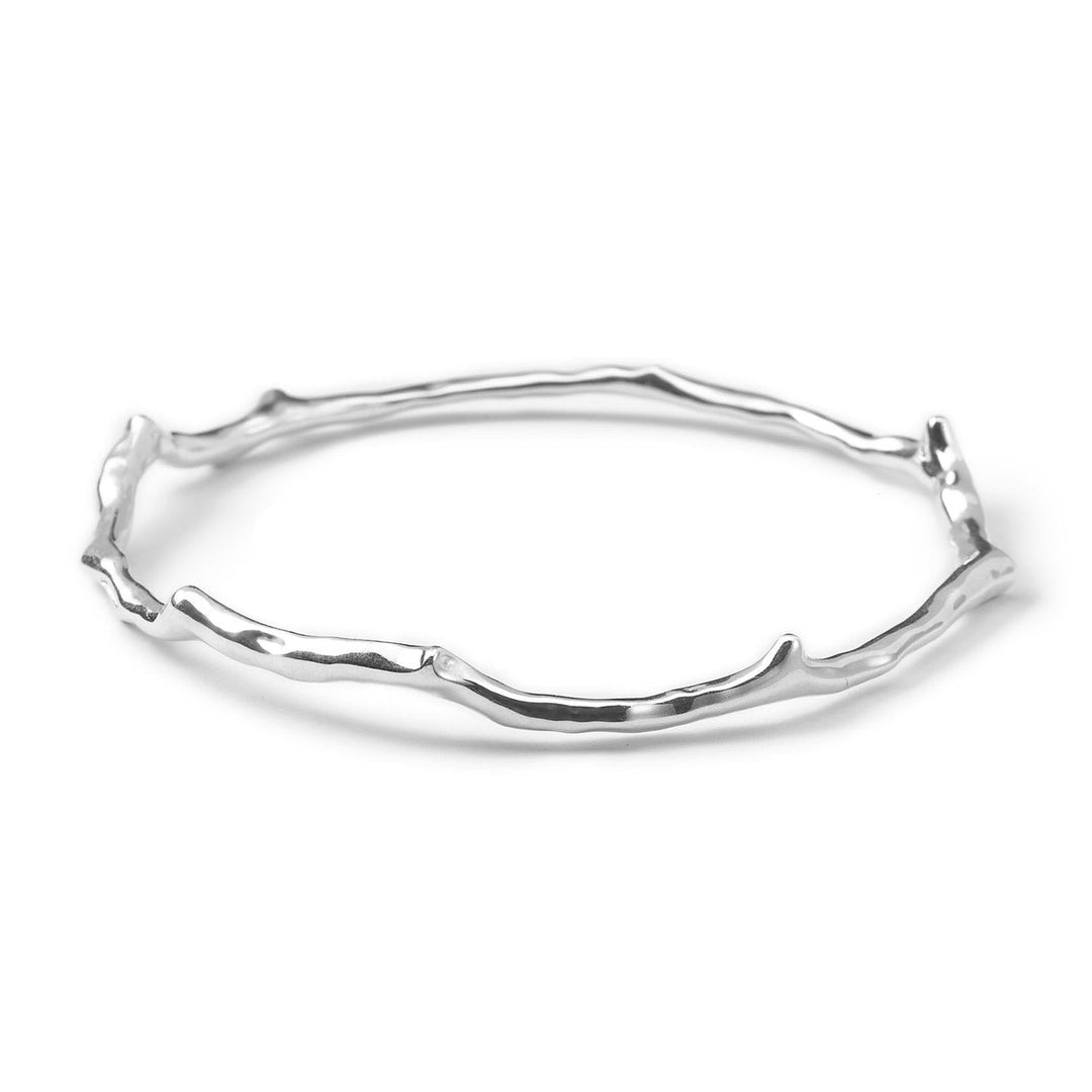 Sterling Silver Reef Bangle - Side View | IPPOLITA