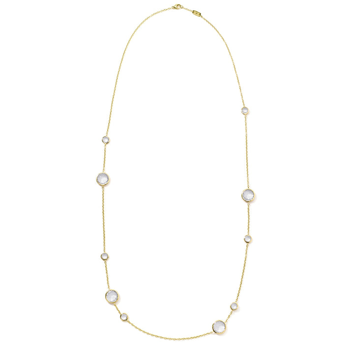 Crystal 18K Gold Station Necklace - Full Length | IPPOLITA