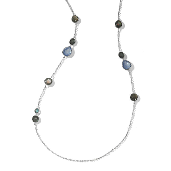Mixed Stone Long Necklace