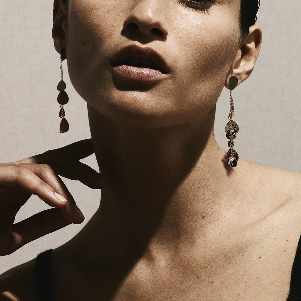 Crinkle Nomad Clip Earrings