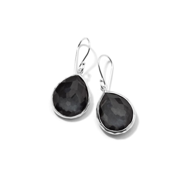 Hematite Sterling Silver Teardrop Earrings - Product View | IPPOLITA