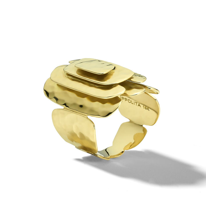 Crinkle Geometric Ring