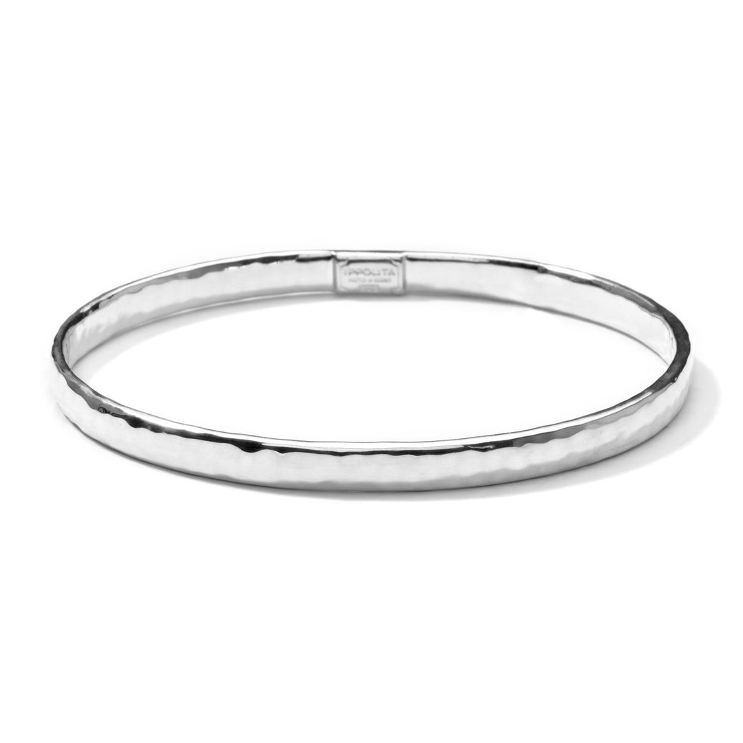 Flat Hammered Bangle