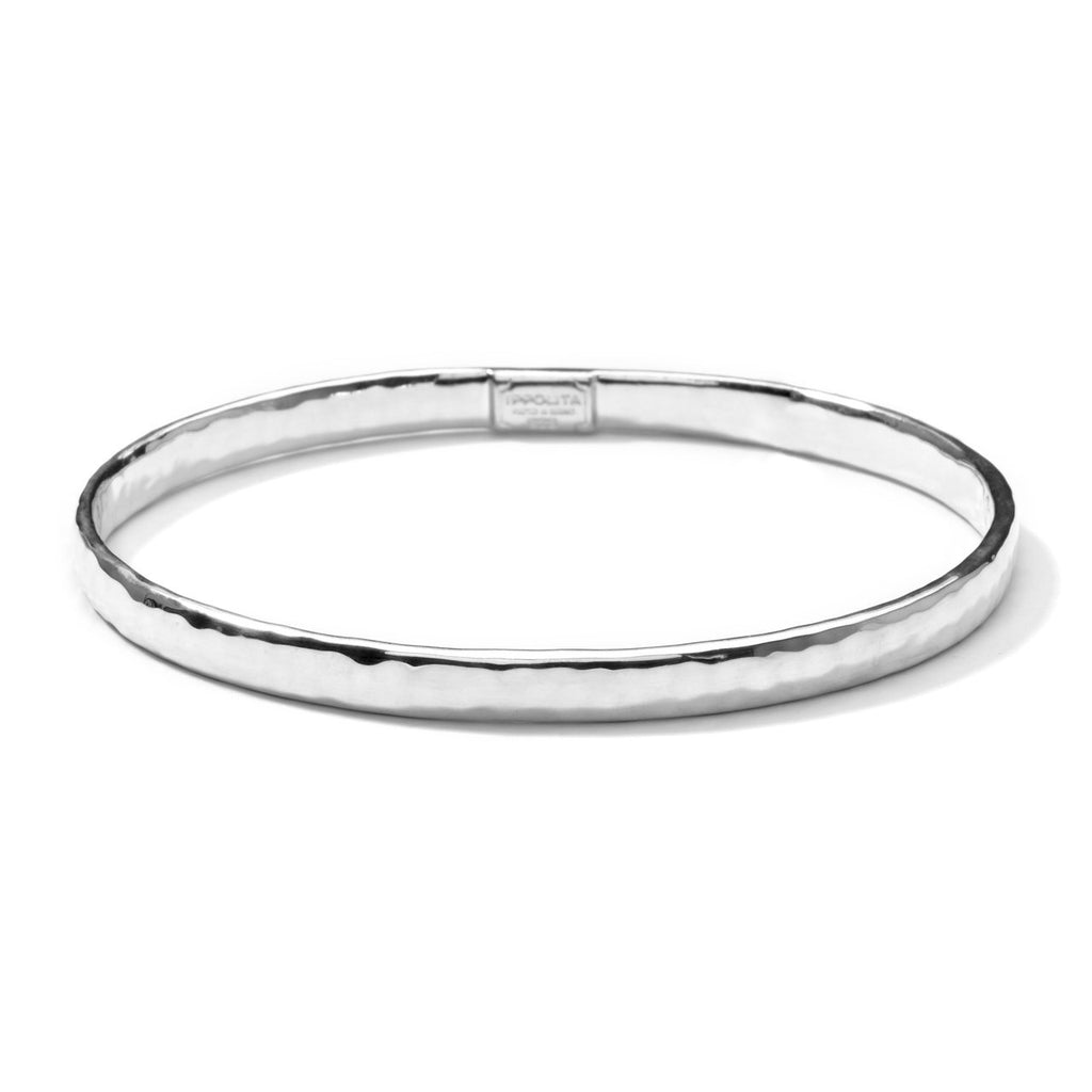 Flat Hammered Bangle – IPPOLITA