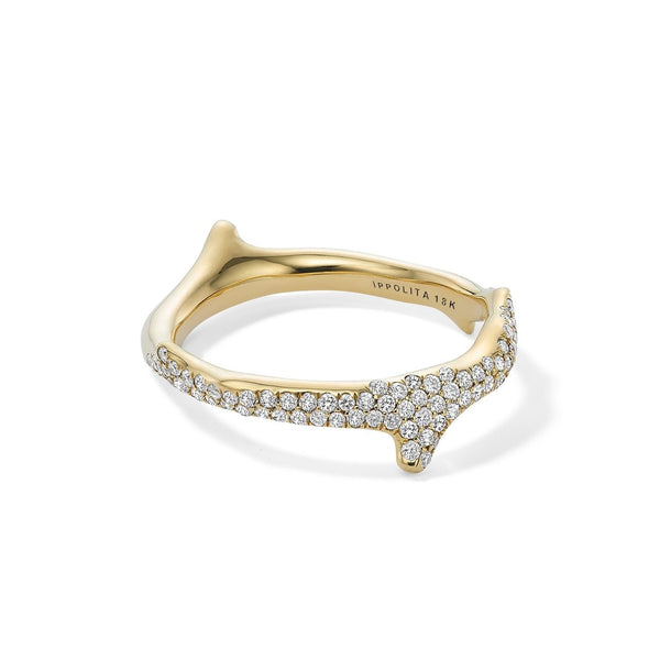 18K Gold Stardust Coral Reef Band Diamond Ring | IPPOLITA