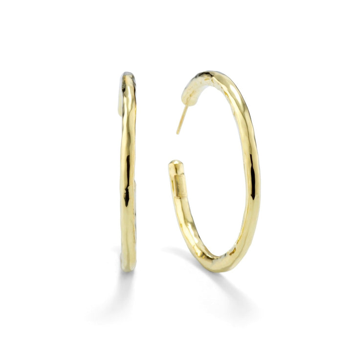18K Gold Medium Hoop Earrings - Product View | IPPOLITA