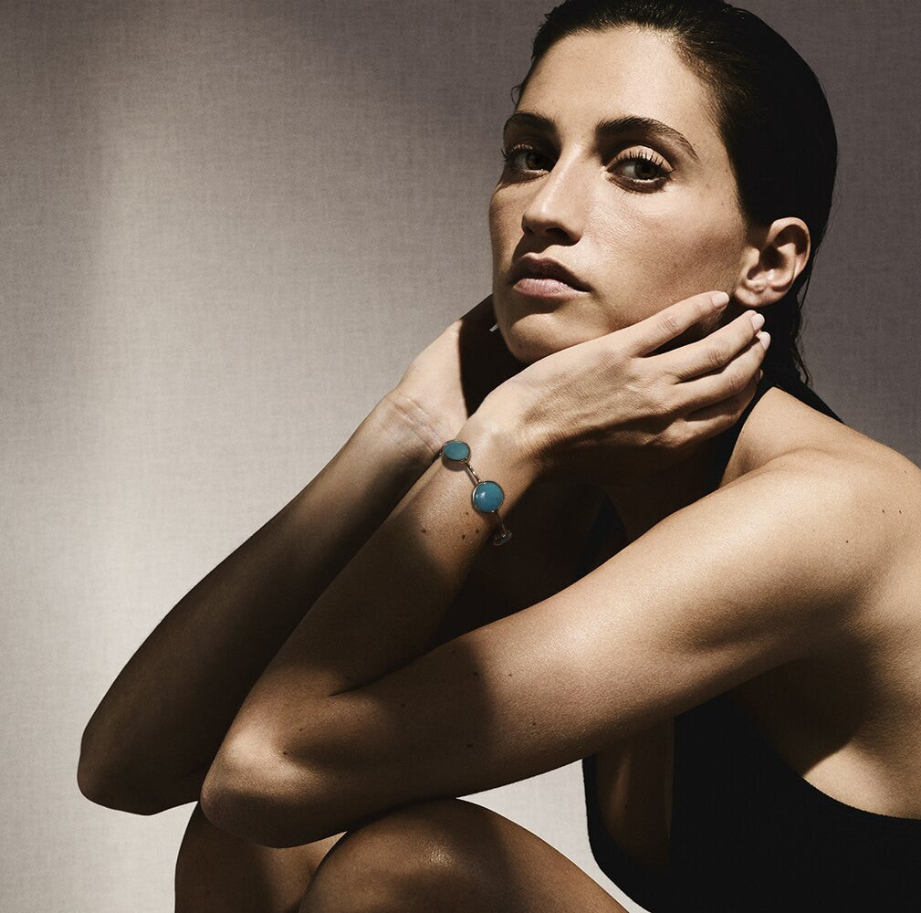 5-Stone Bangle in Sterling Silver – IPPOLITA