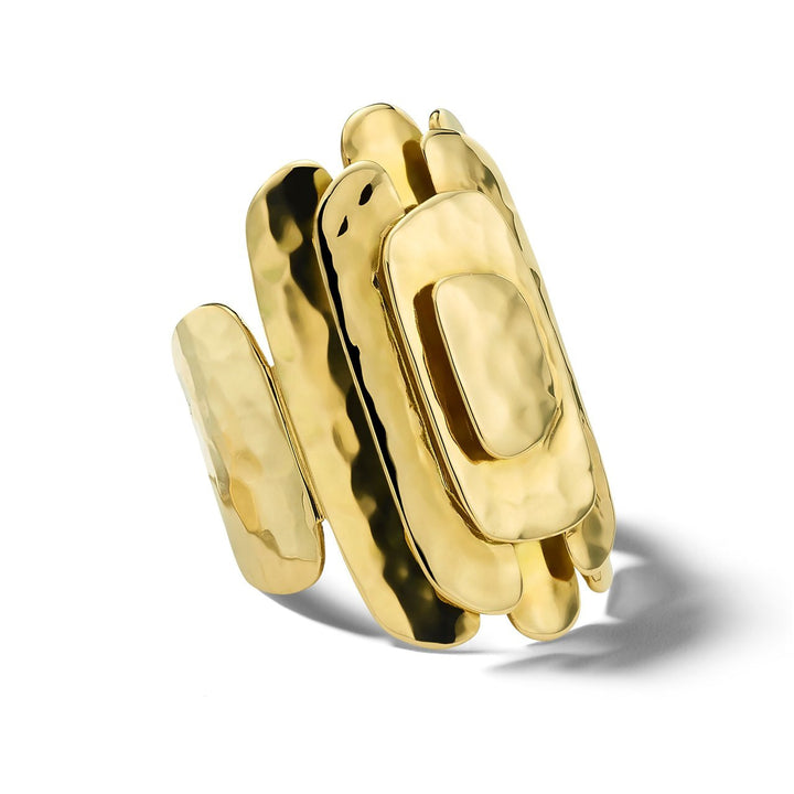 Crinkle Geometric Ring