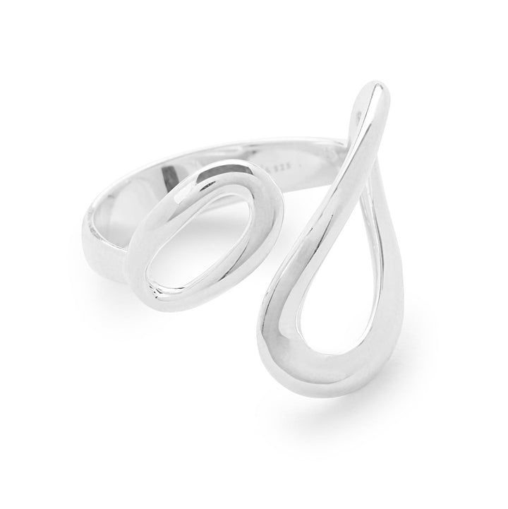 Small Cherish Bypass Ring